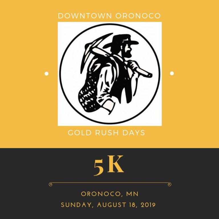Downtown Oronoco Gold Rush Days 5k Downtown Oronoco Gold Rush Days