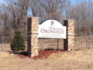 Oronoco Sign